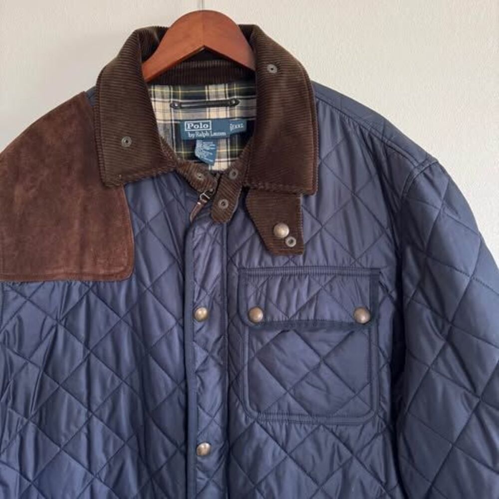 Polo Ralph Lauren Quilted Barn Puffer Chore Jacket Corduroy XXL